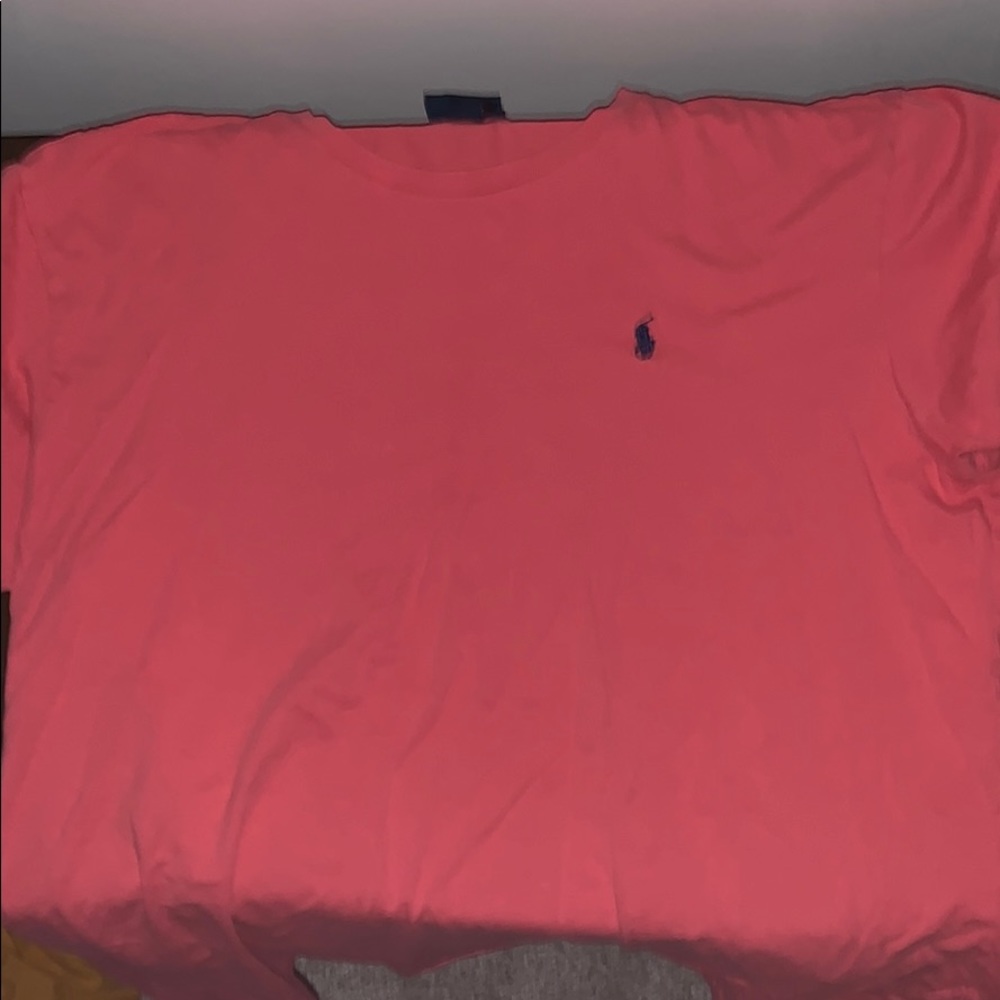 Orangeish red polo tshirt